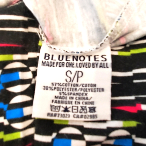 Small, Multi Colored with Black, White, Red, Blue, Green Pattern Tank Top - Picture 8 of 9